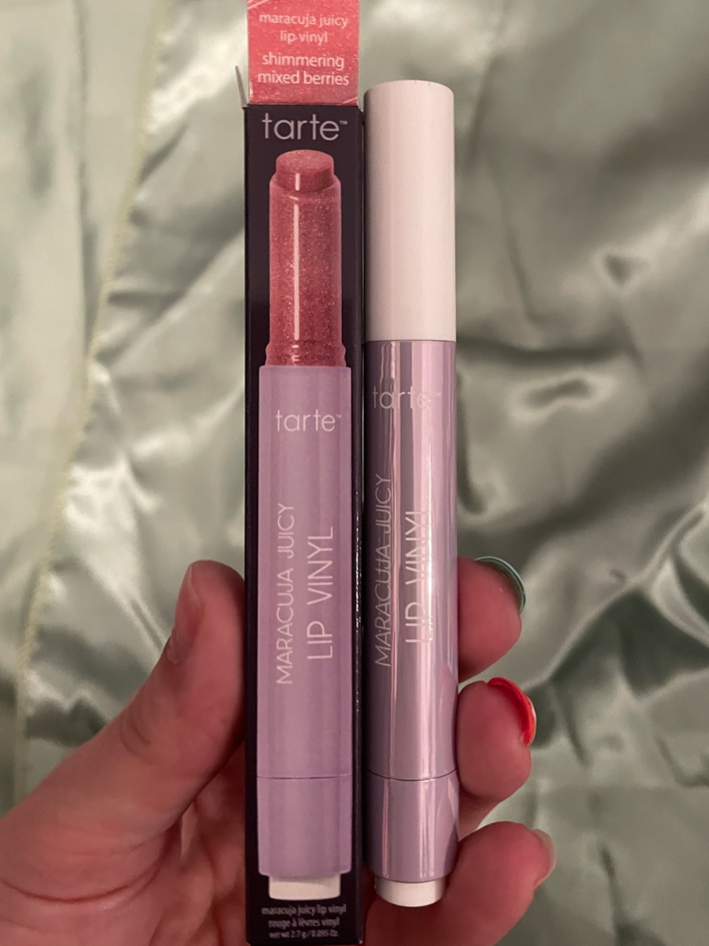 tarte Maracuja Juicy Lip Vinyl - Shimmering Rose Pink